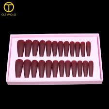 24 Pcs Matte Perfection O.TWO.O Brown Nail Polish for a Luxe
