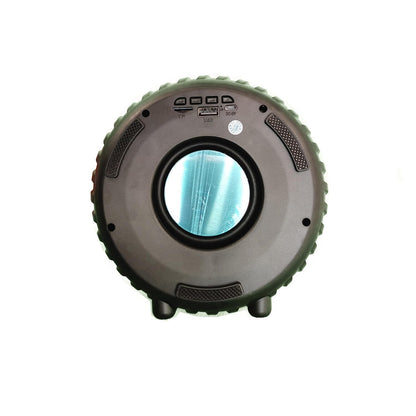 High-Powered Tyre-Shaped Bluetooth Speaker with Deep Extra Bass Portable Wireless Speaker