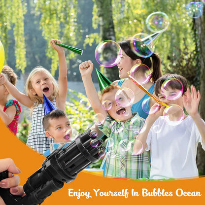 Automatic Bubble Gun For Kids | Water Gatling Play Gun for Boys