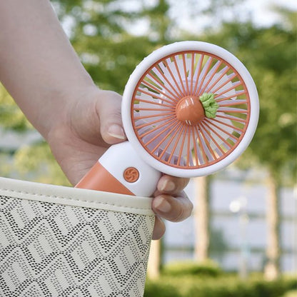 Mini Fan Multifunctional Cool Summer Fruit Cartoon Handheld Mini Fan (random color)