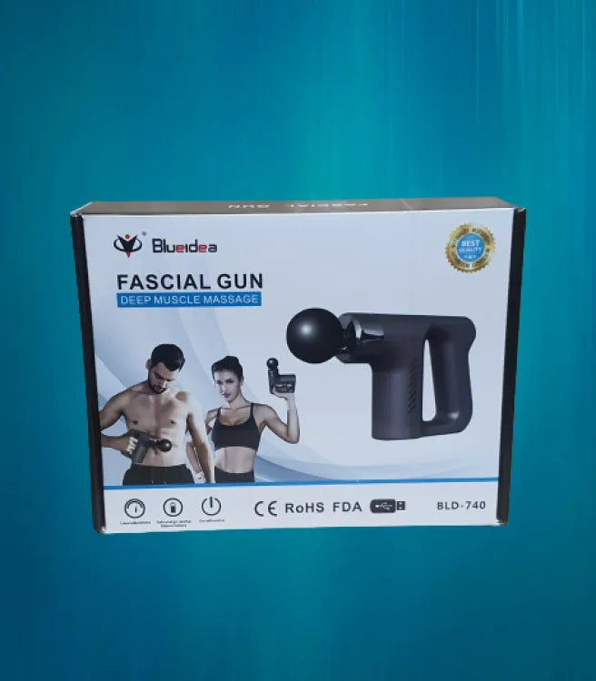 Blueidea Deep Tissue fascial massager with 4 massage Muscle Massage Gun (Random