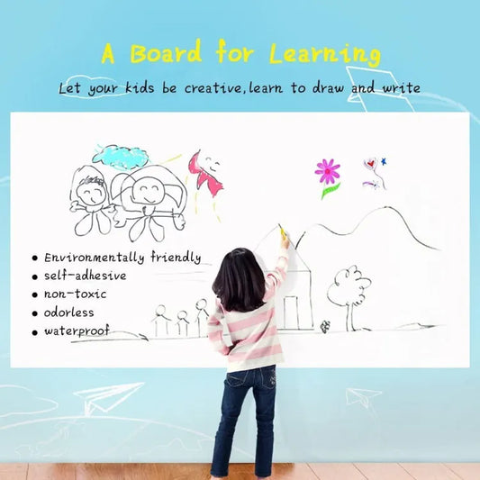 Artisan - Dry Erase Whiteboard Sticker Vinyl Sticker, Self-adhesive &amp; reusable White