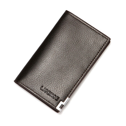 Men PU Leather Wallet Business Clutch Bag Multi Card Slot Credit Card