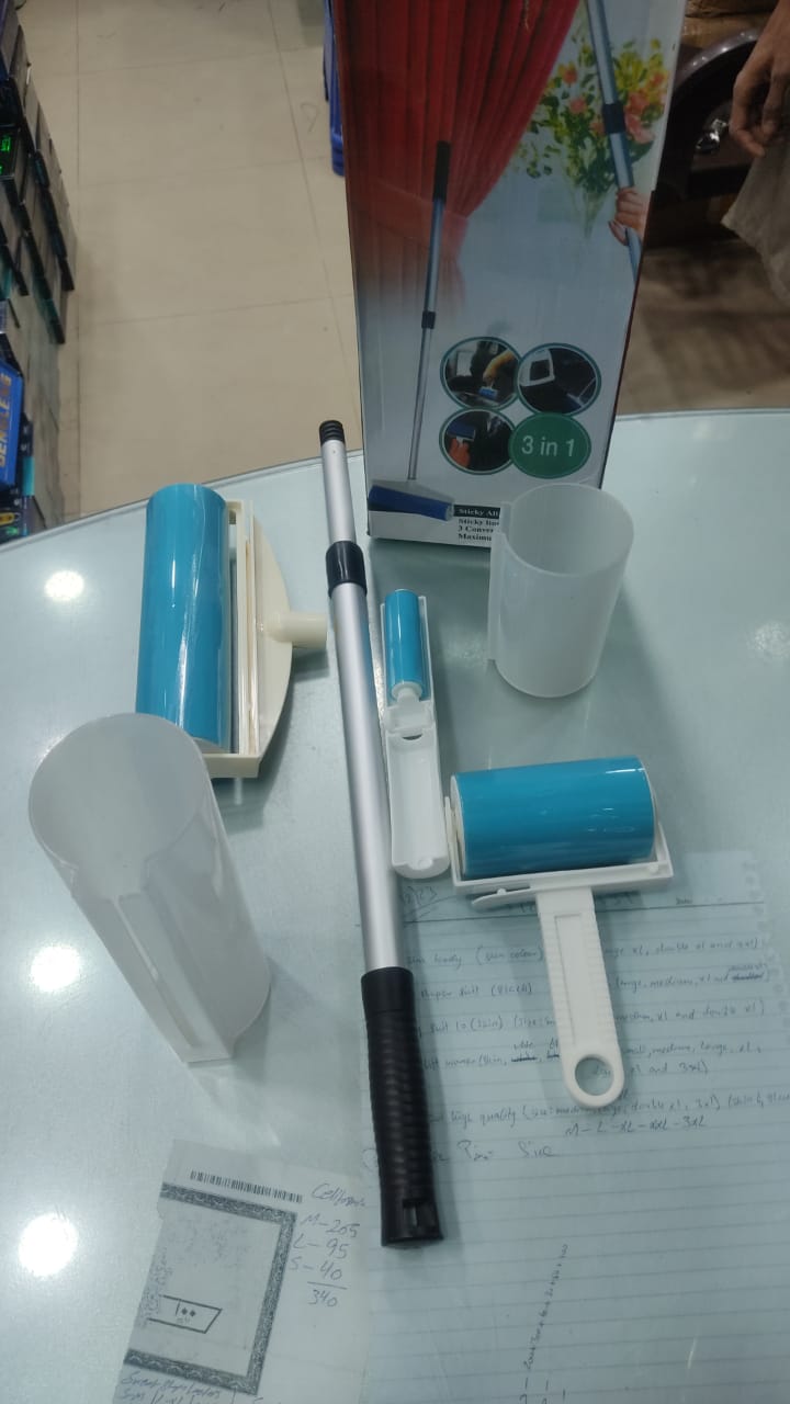 Roller Dog Cat Hair Remover - Reusable Sticky Washable Pet Hair Roller