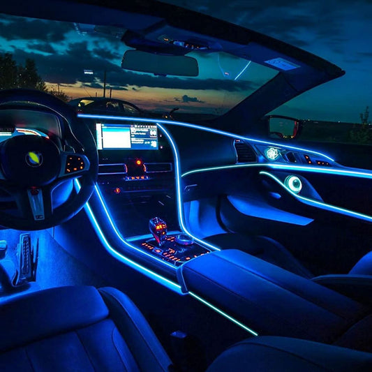 Car USB RGB Neon Optic Strip Ambient Light | APPLICABLE TO ANY