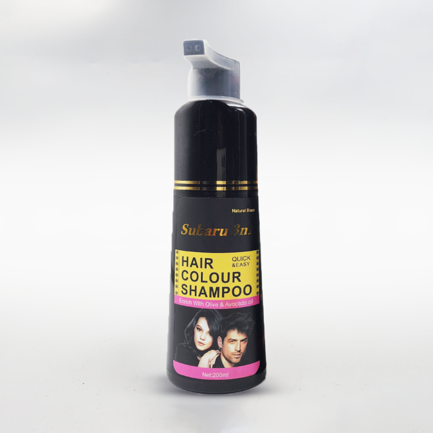 Subaru 3 in 1 Black Hair Color Shampoo | Hair Color Shampoo