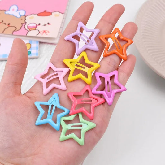 Pack Off 06  Star Design Girl Hair Clip | Hair Clip For