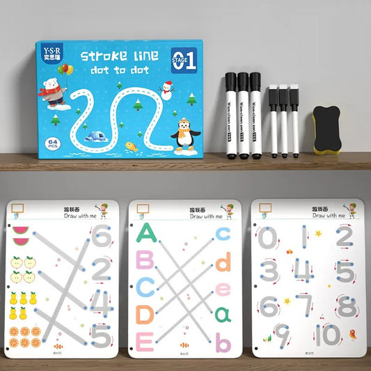 Actuivity Book 64 PCS With 2 Pens and Eraser ( Made in