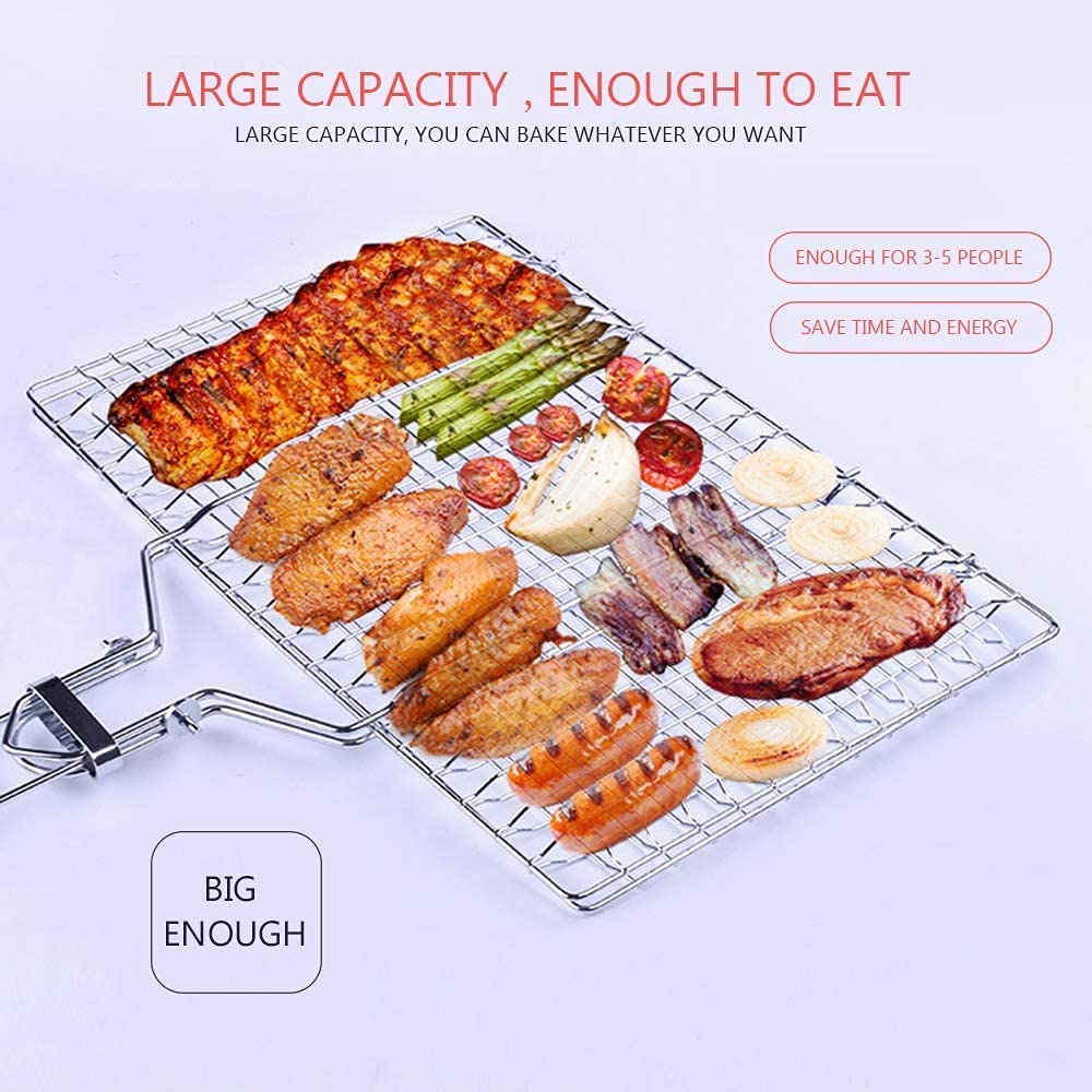 Bbq Stainless Steel Hand Grill (Small Size).