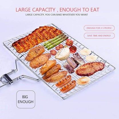 Bbq Stainless Steel Hand Grill (Small Size).