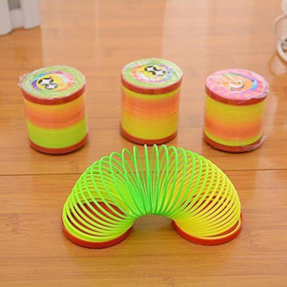 Magic Slinky Rainbow Springs Bounce Fun Toy For Kids | Magic Rainbox