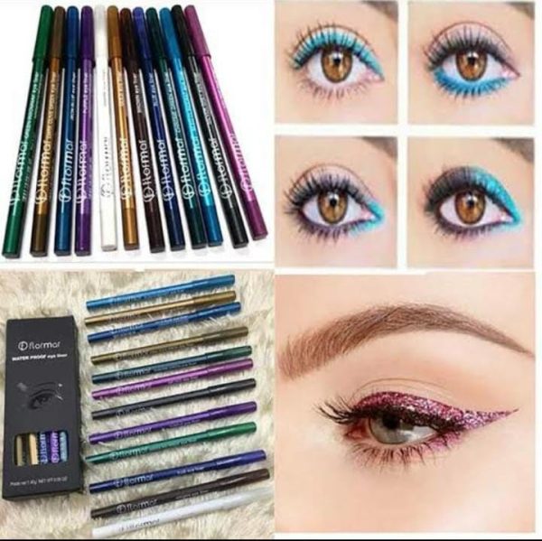 Flormor pencil pack of 12 | Flormal Eye Liner Pencil 12 Pencils