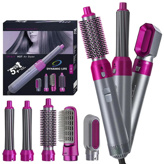 5 in 1 Electric Hair Dryer Brush | Blow Dryer Hair Comb