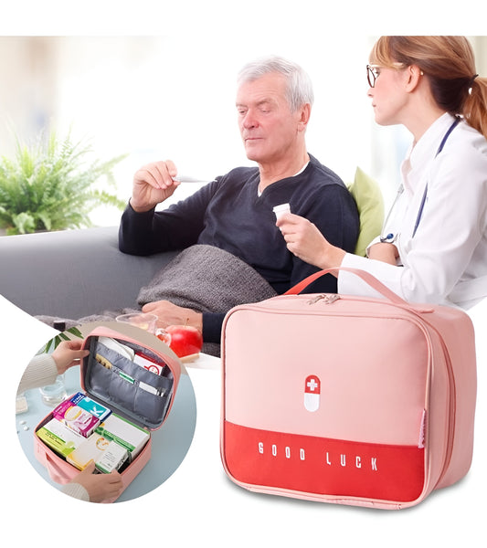 Empty Medicine Pills Storage Box Organizer | First Aid Kit Medicine Bag