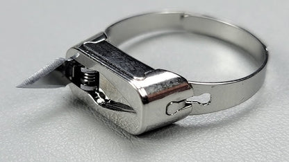 Adjustable Self Defense Ring - Self Defense Ring Knife - Hidden Blade
