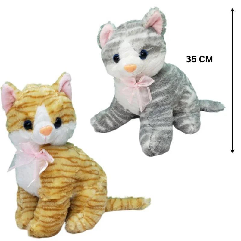 Smilling Small Kitten Plush / Stuff Toy Doll | Stuffed Cats for