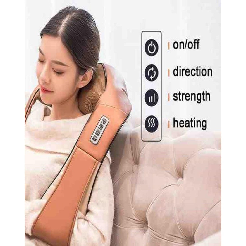 Neck and Back Massager With Handle - Premium Quality Pain Relief