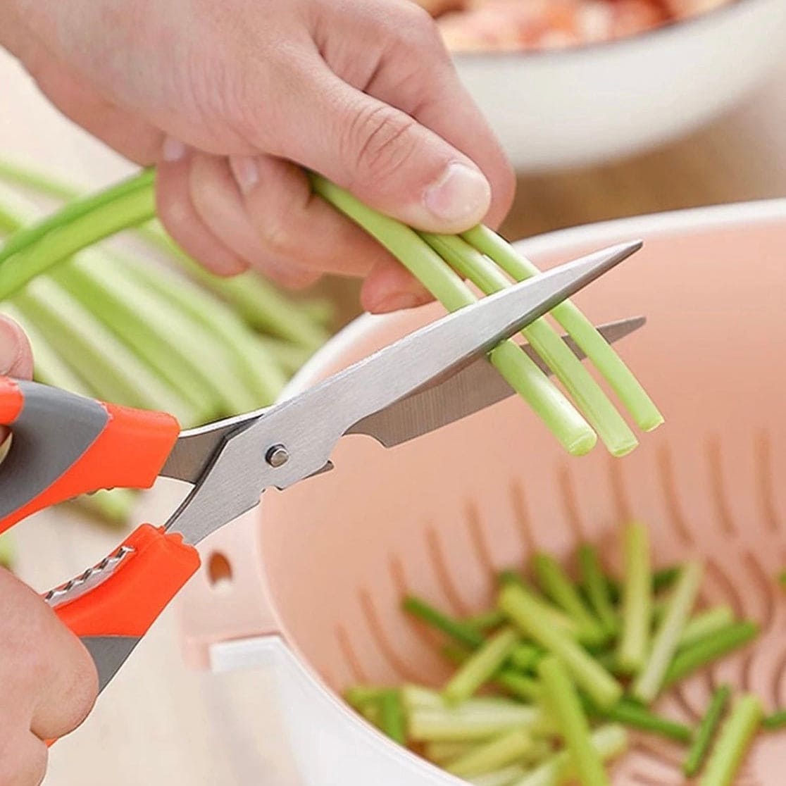 Stainless Steel Kitchen Scissors Multipurpose Meat Vegetable Cutting Scissors Chicken Bone Scissor