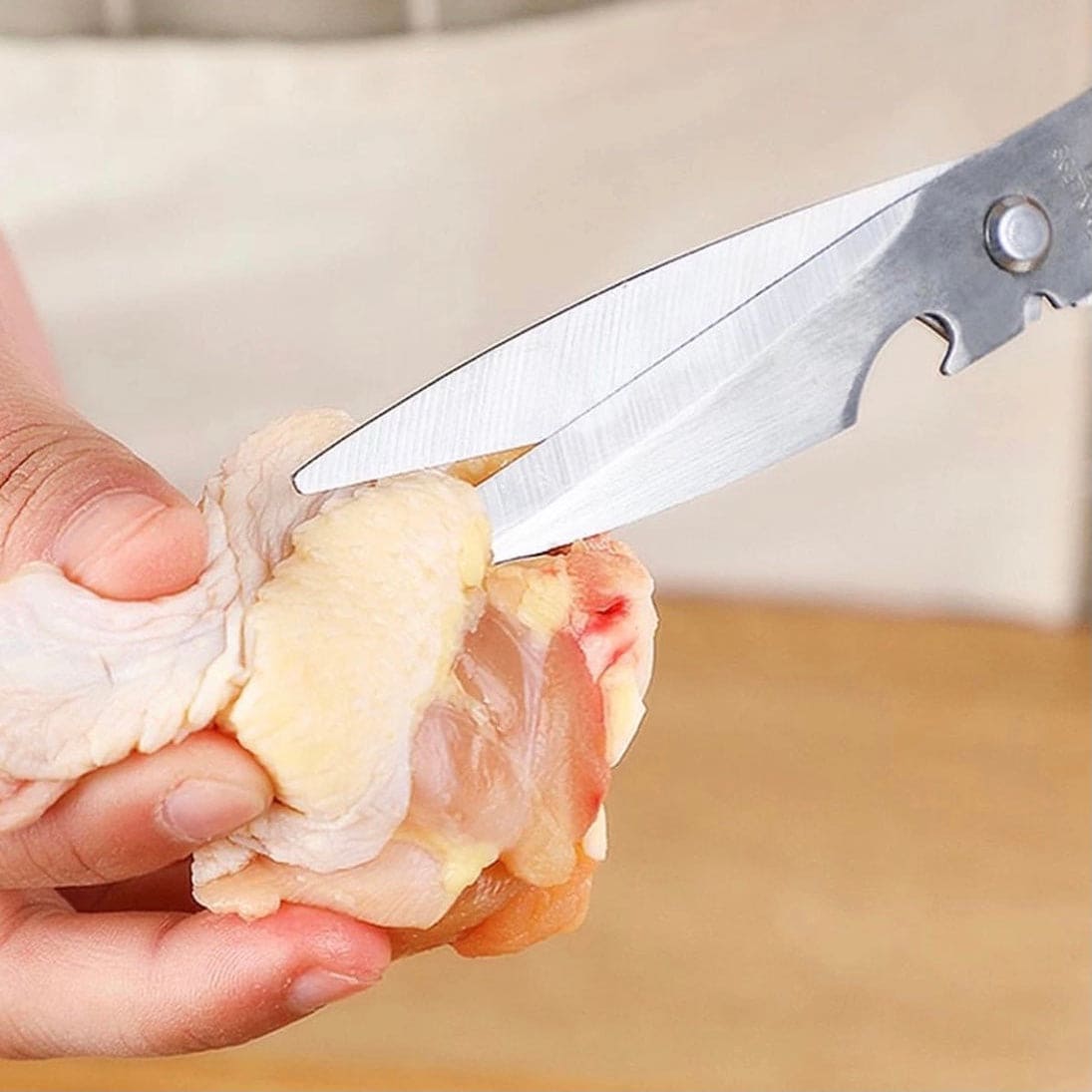 Stainless Steel Kitchen Scissors Multipurpose Meat Vegetable Cutting Scissors Chicken Bone Scissor