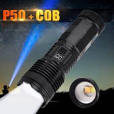 Most Powerful P50 FlashLight Flash light 5 Modes Usb Zoom Led Torch