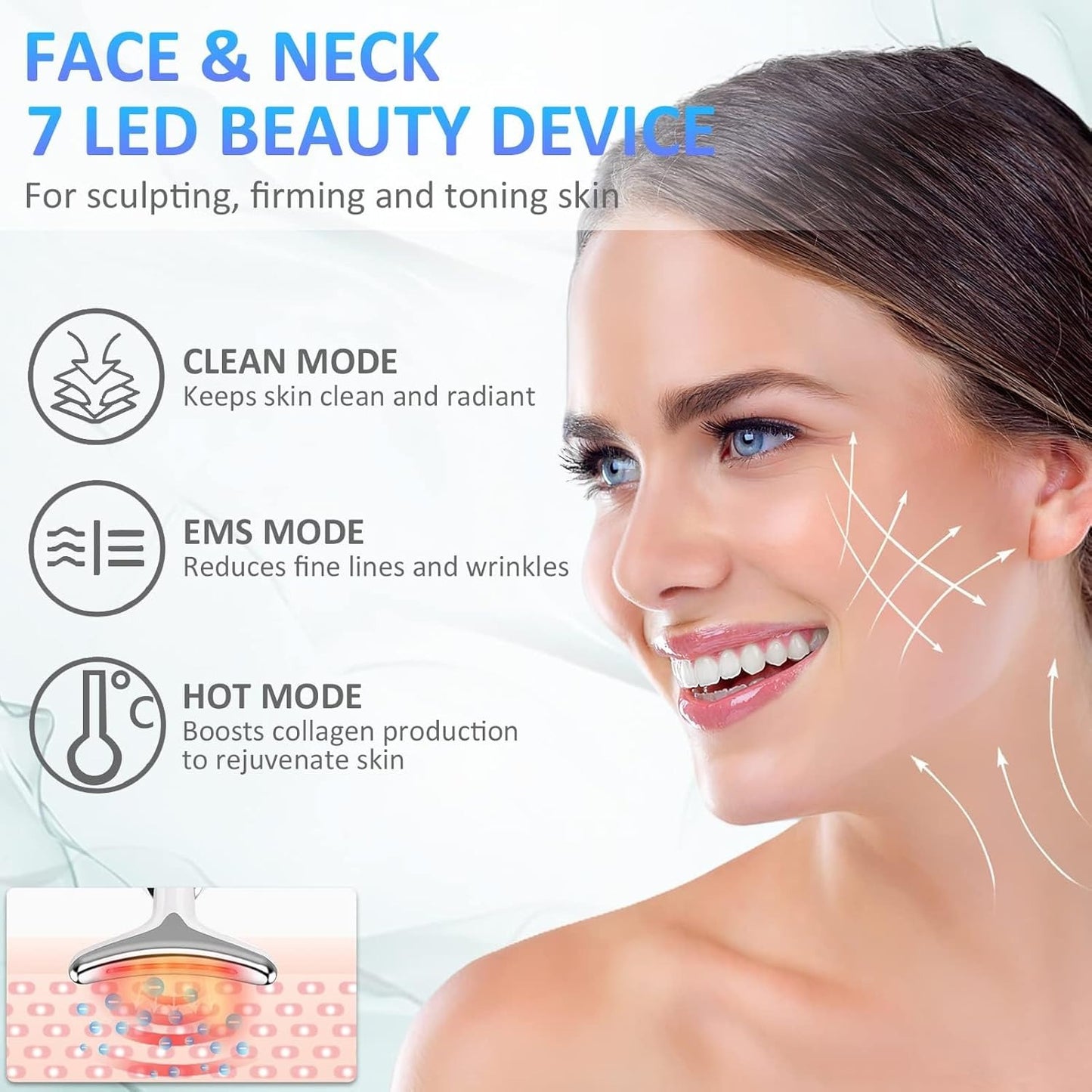 ES-1081 Massager Intense Pulsed Light Wrinkles Reducing Instrument - ESX - Anti