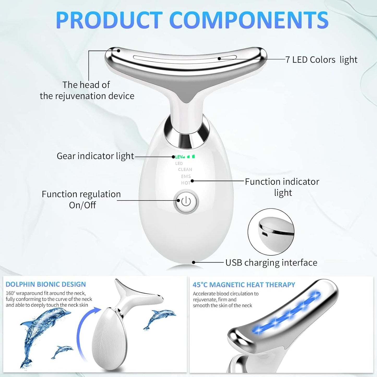 ES-1081 Massager Intense Pulsed Light Wrinkles Reducing Instrument - ESX - Anti