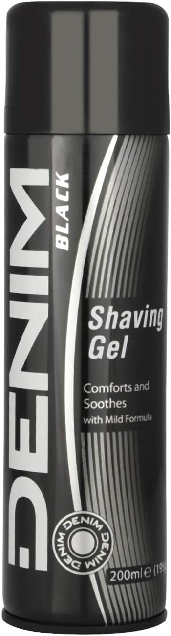 Denim Original Shaving Gel for Men, 200ml Smooth Foam for Easy,