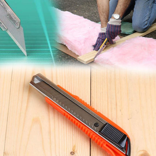 Heavy-Duty Paper Cutter Knife 100 x 18 mm Precision Blade for
