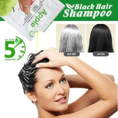 Apple Hair Color 500 ml Ammonia-Free Black Hair Color Cream Natural-Looking