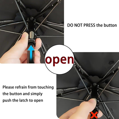 Compact Travel Umbrella with Windproof Design Gray Ghana - CheckNpays