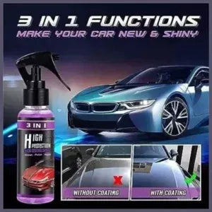 3 In 1 High Protection Quick Car Coating Spray, Ceramic Car Coating