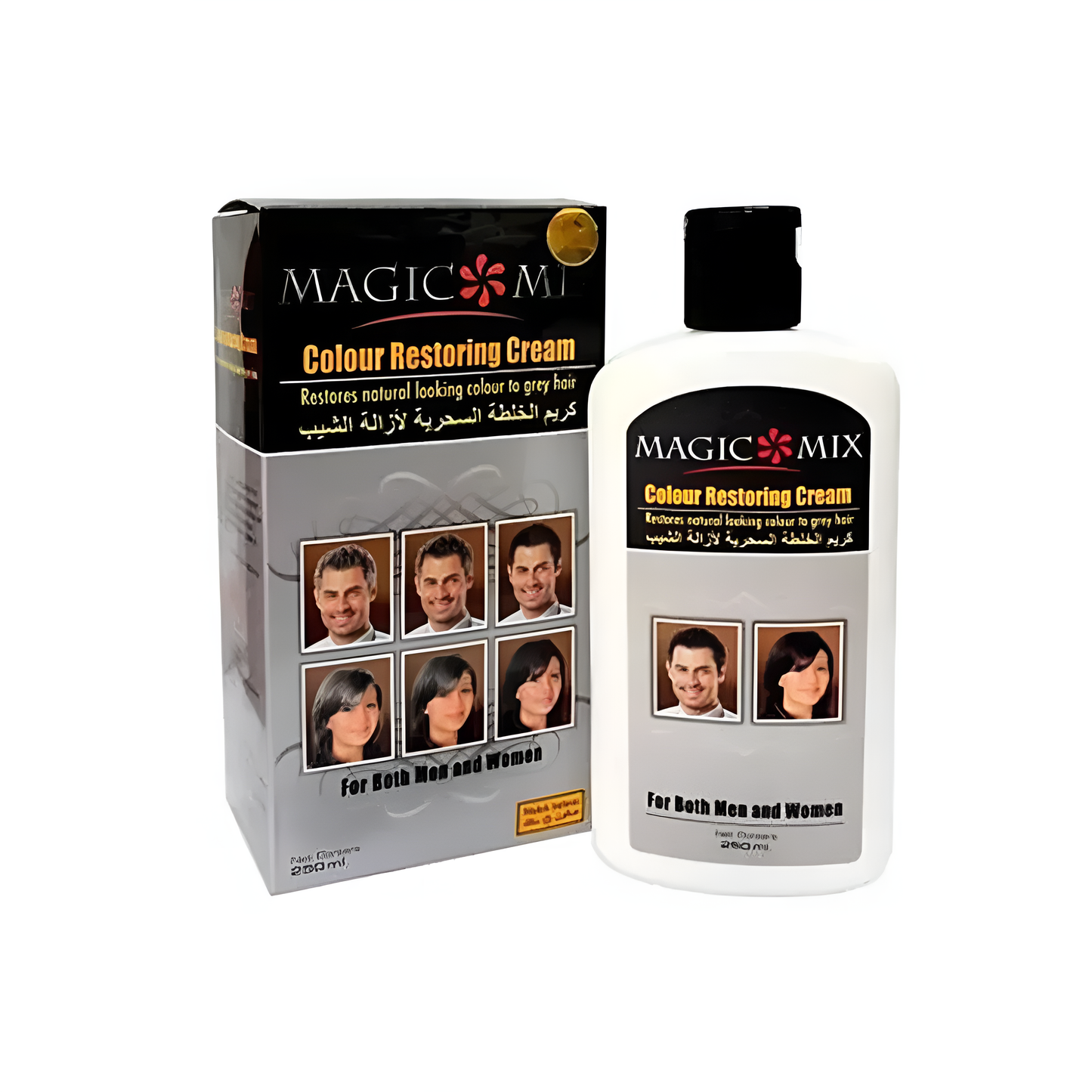 Magic Mix Colour Restoring Cream Natural Black Hair Treatment, 250ml |
