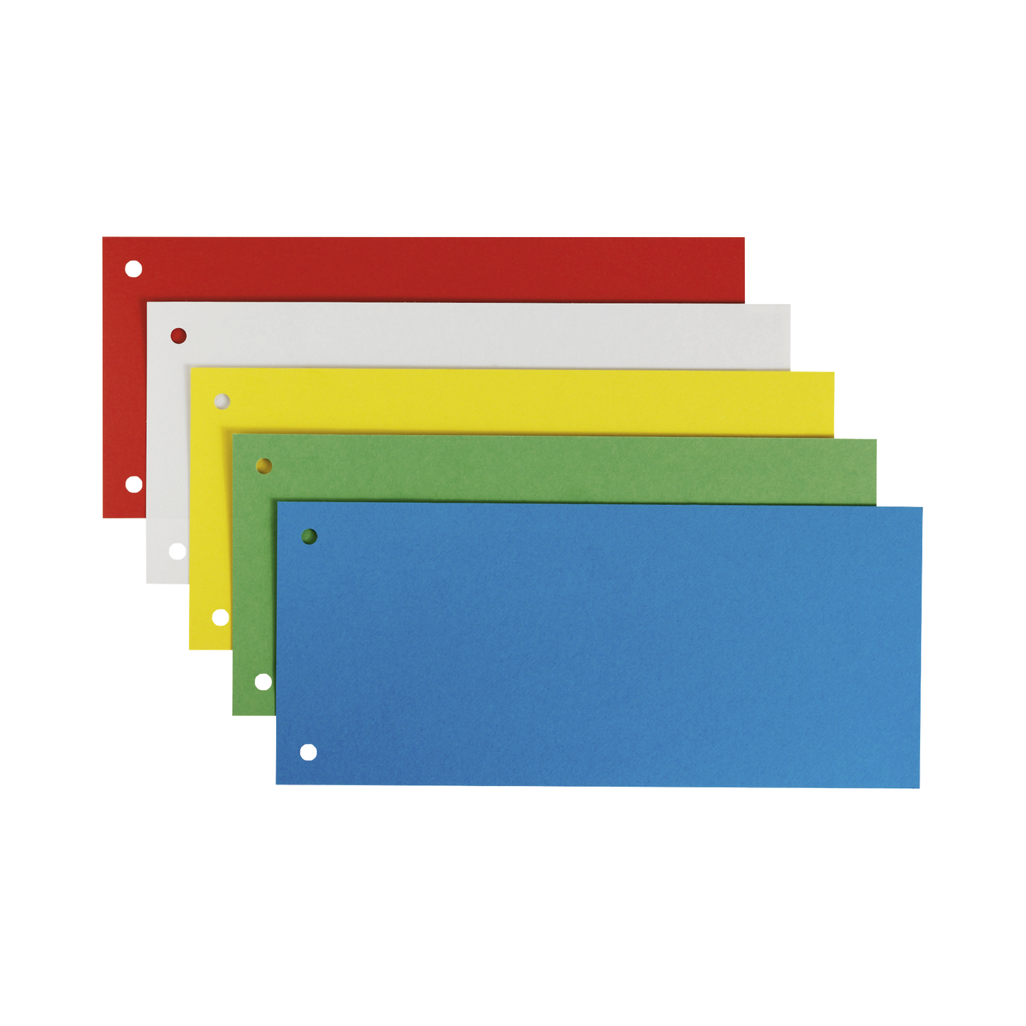 Pack Of 50 Card Divider Half Cut 240x105mm Durable Filing Cards