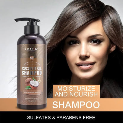 Lichen Hair Shampoo - Lichen Coconut Oil Shampoo, Sulfate Free, Paraben Free,