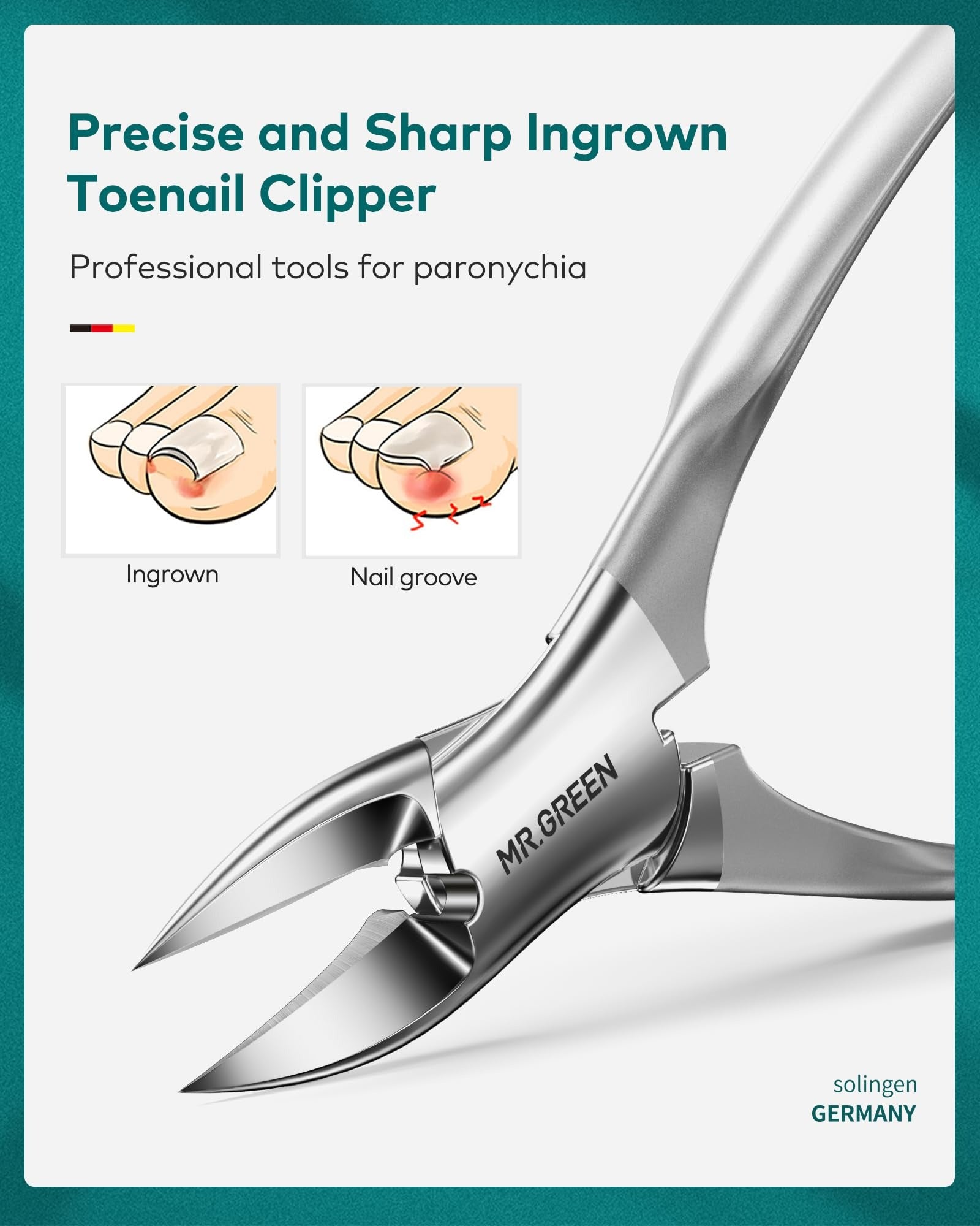 Premium Manicure &amp; Pedicure Kit Stainless Steel Nail Clippers Set with - CheckNpays