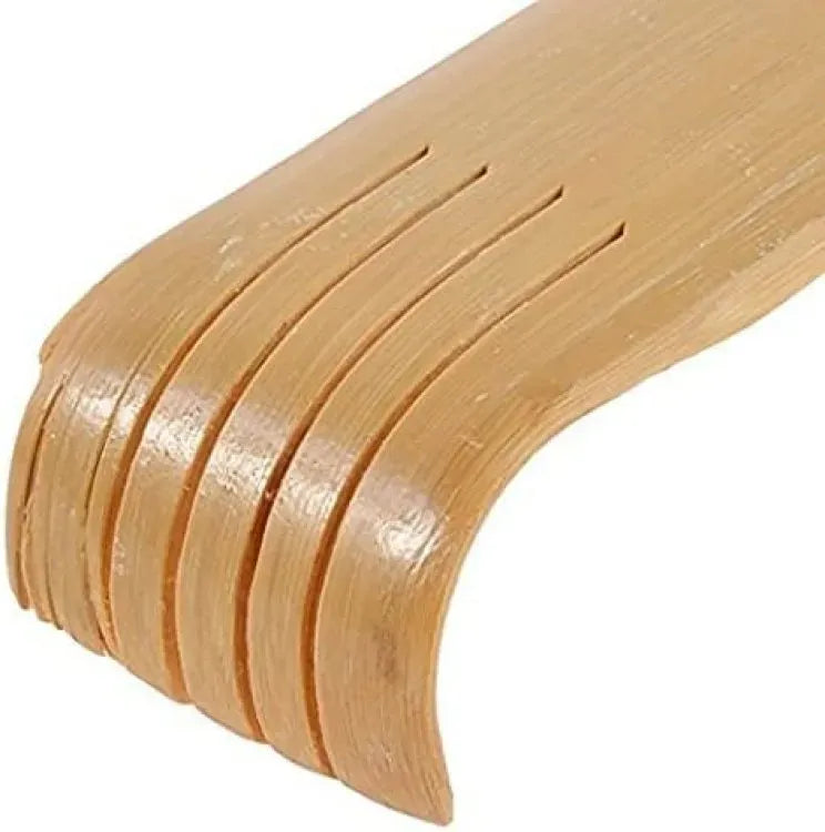 2 Pcs Wooden Back Scratcher &amp; Massage Stick Long Handle Backscratching