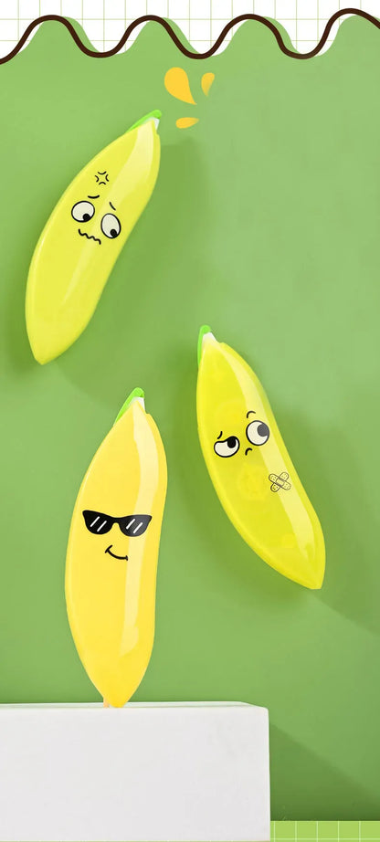Banana Shaped Correction Tape Fun &amp; Portable Eraser Tool for Paper,
