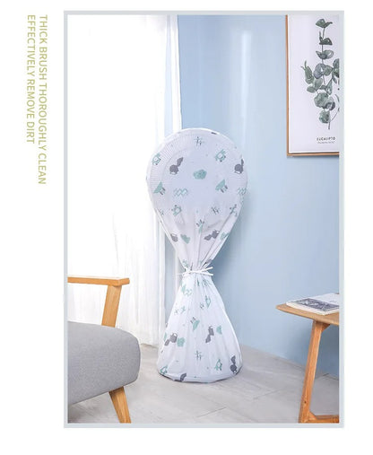 Decorative Fan Cover with Colorful Pattern Design Dust Protection &amp; Stylish