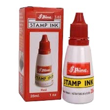 Stamp Pad Ink Shiny Bright red shiny stamp pad ink for clear