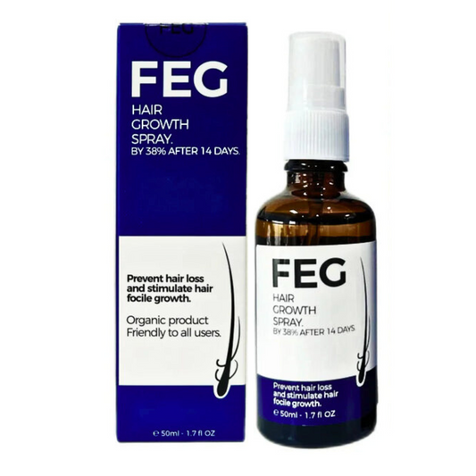 FEG PLUS Beard &amp; Hair Growth Serum Spray Powered by Nature for