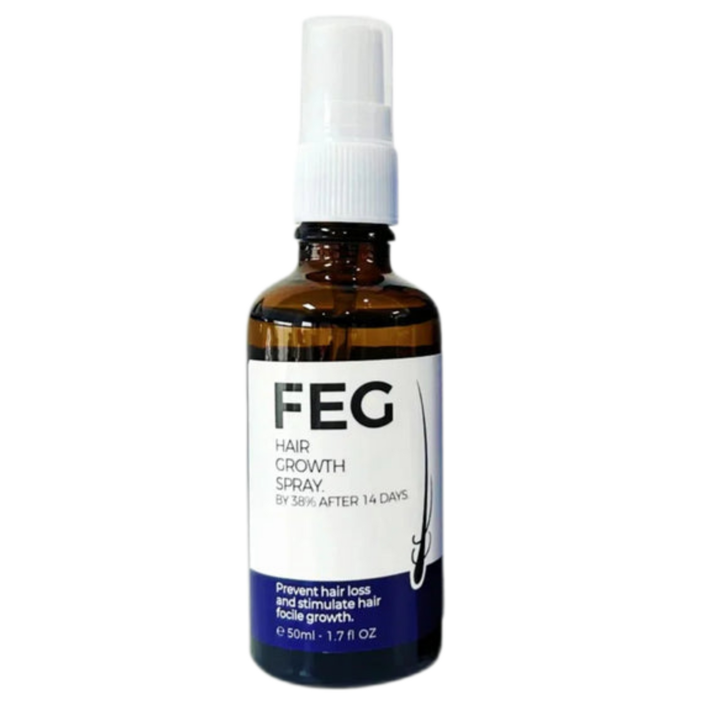 FEG PLUS Beard &amp; Hair Growth Serum Spray Powered by Nature for