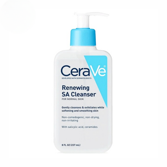 CeraVe Renewing SA Cleanser And Hydrating Cleanser with Salicylic Acid &amp; Ceramides