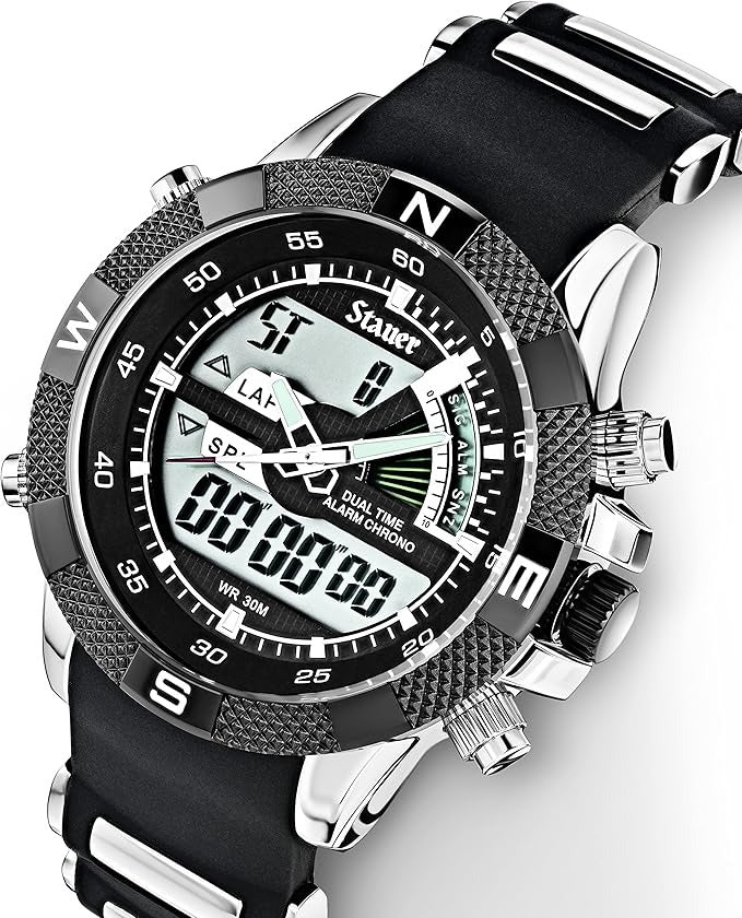 Besnew Original Digital Quartz Watch Men Luxury Top Brand Men's Watches Fashion