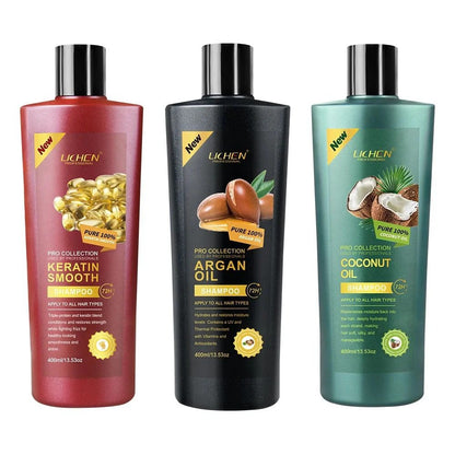 Pack Of 01 - Lichen Professional Shampoo Set 400ml Keratin, Rice