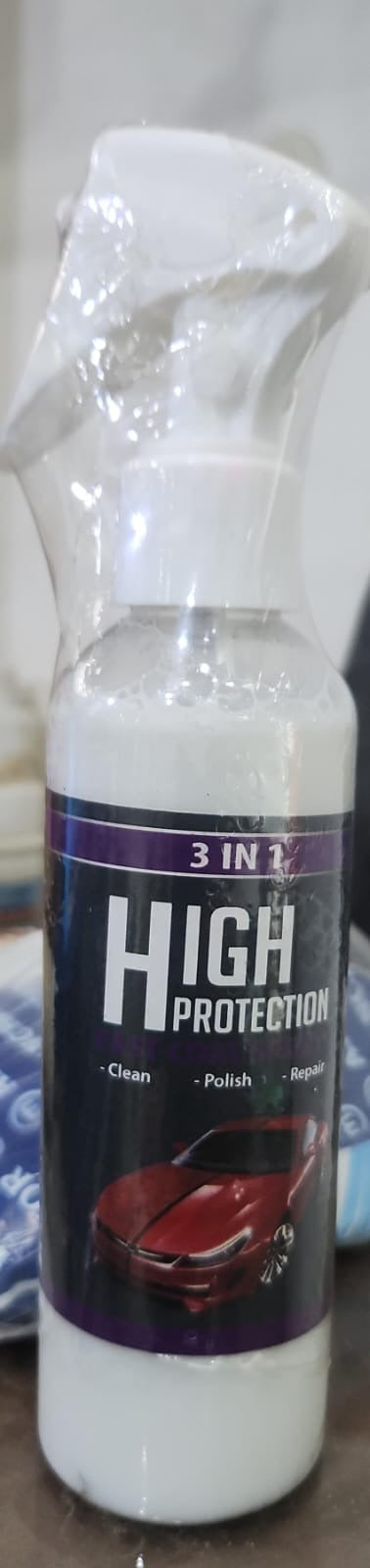 3 In 1 High Protection Quick Car Coating Spray, Ceramic Car Coating