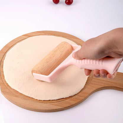 2pcs Wooden Rolling Pin for Baking Hand Push Dough Roller with - CheckNpays