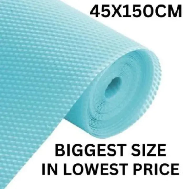 Anti-Slip Fridge Sheet Roll 45x150cm Spill-Proof Refrigerator Liner for Organized