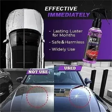 3 In 1 High Protection Quick Car Coating Spray, Ceramic Car Coating