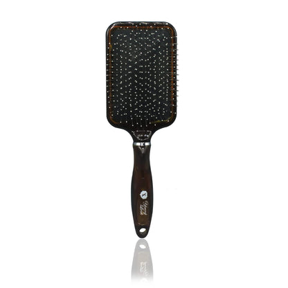 01 PCs - Paddle Hair Brush with Scalp Massager Wooden-Style Handle,