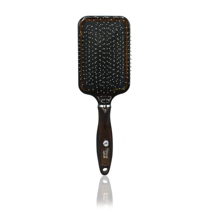 01 PCs - Paddle Hair Brush with Scalp Massager Wooden-Style Handle,